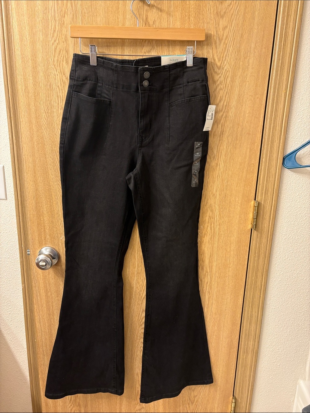 Maurices Black High-Rise Flare Jeans